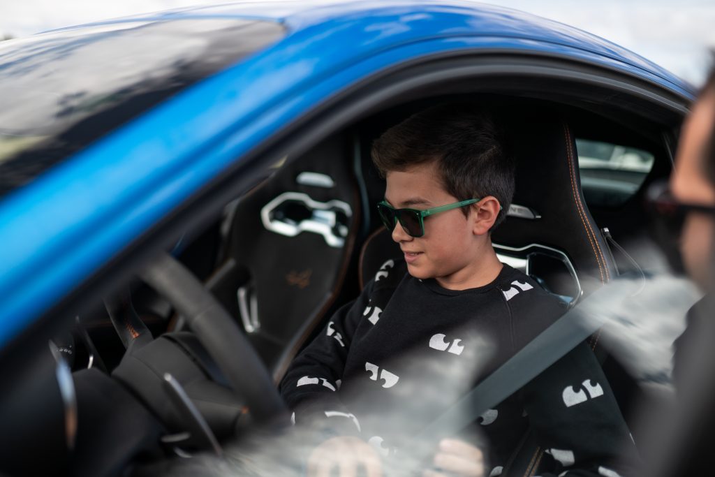 Stage de pilotage enfant en Alpine A110S