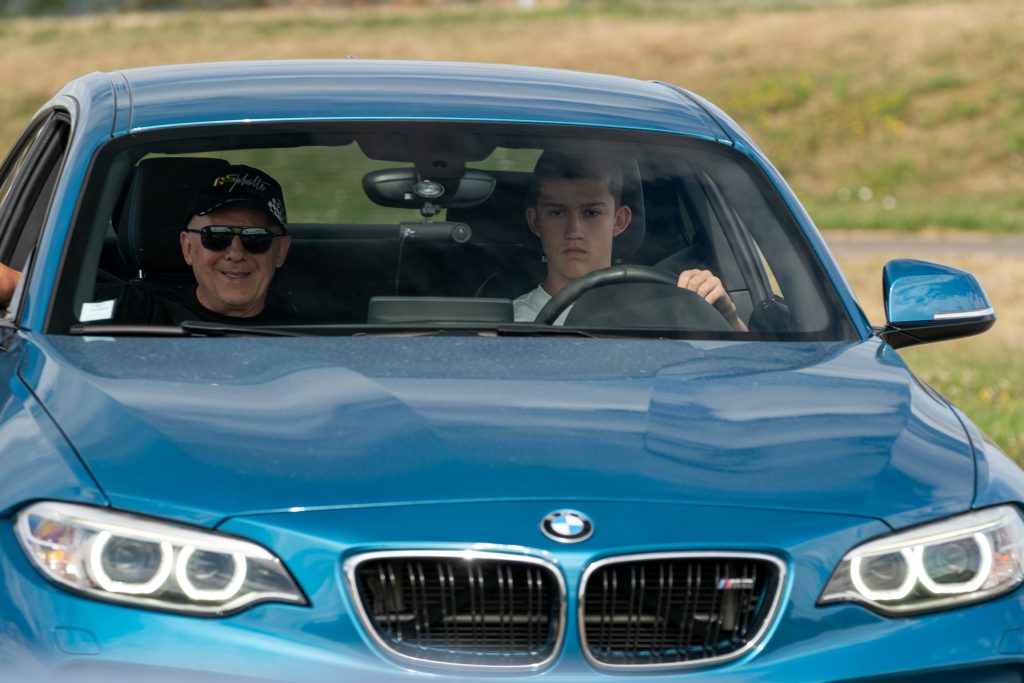 Stage de pilotage enfant en BMW M2 asphalte
